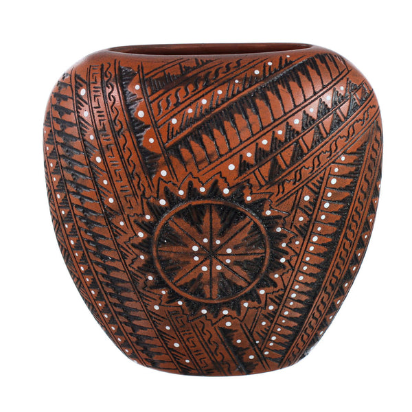 Hand Crafted Navajo Pot By Artist Shelly Watchman JX130418